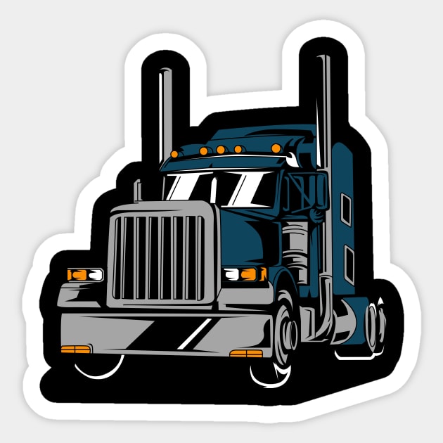 Sticker truck on sale